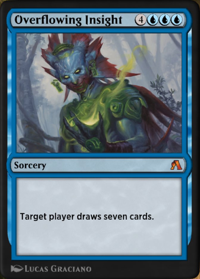 Overflowing Insight XANA-16 Arena New Player Experience Extras Magic card