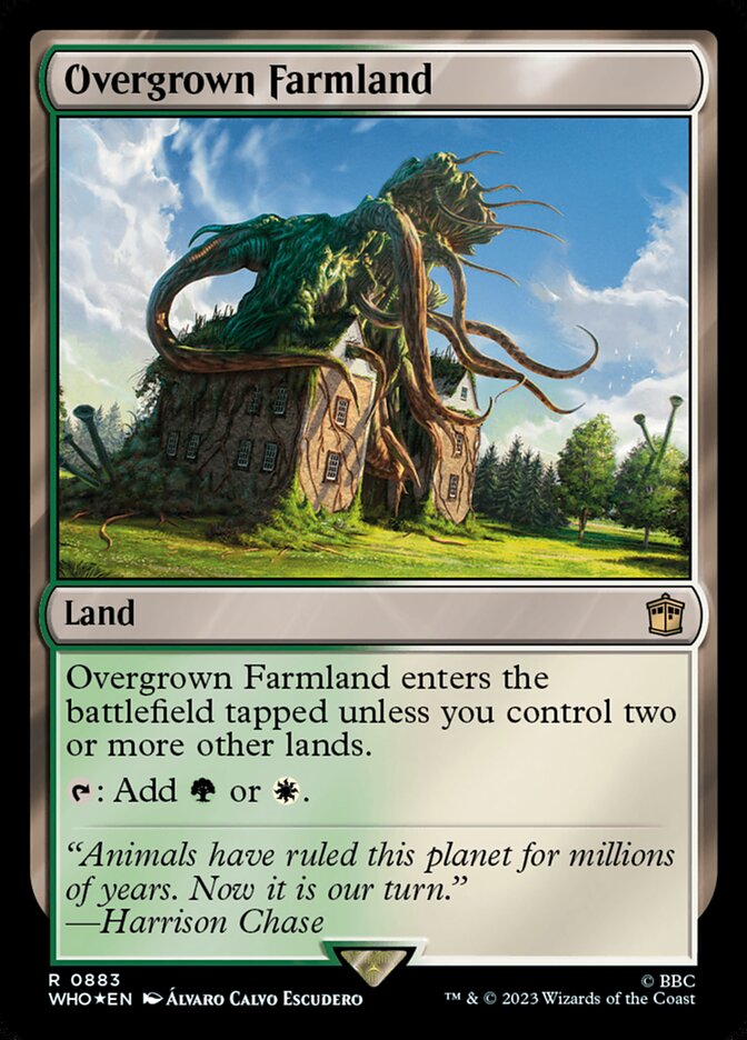 Overgrown Farmland WHO-883 Doctor Who Magic card
