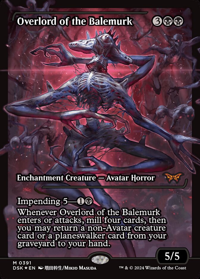 Overlord of the Balemurk DSK-391 Duskmourn: House of Horror Magic card