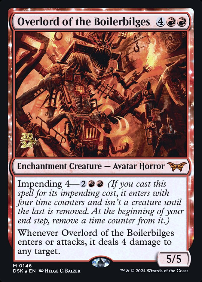 Overlord of the Boilerbilges PDSK-146S Duskmourn: House of Horror Promos Magic card
