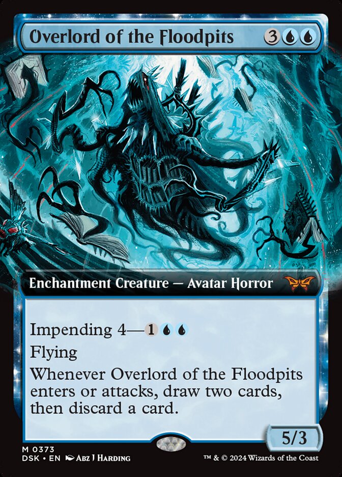 Overlord of the Floodpits DSK-373 Duskmourn: House of Horror Magic card