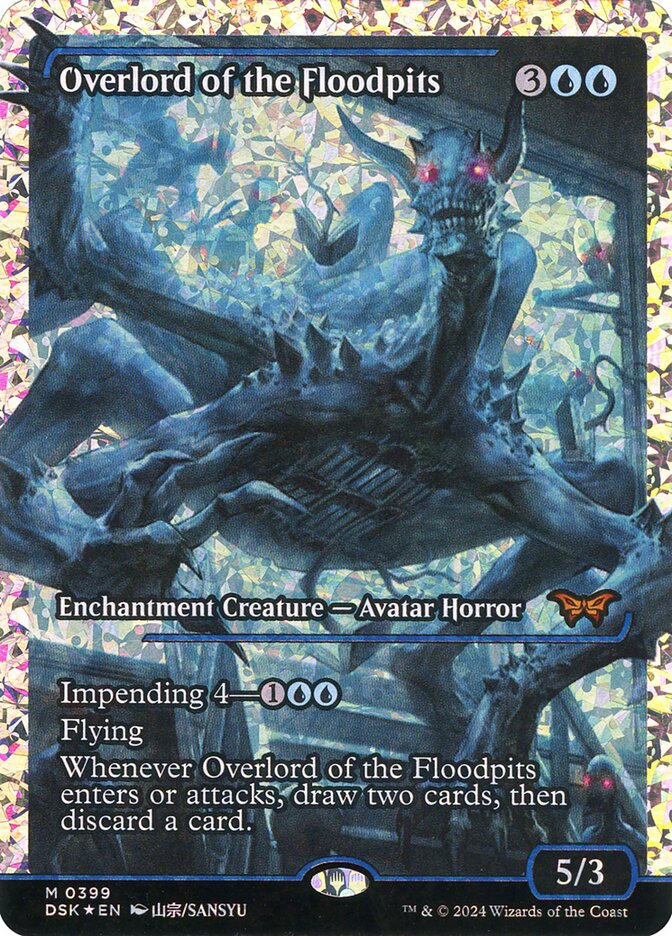 Overlord of the Floodpits DSK-399 Duskmourn: House of Horror Magic card