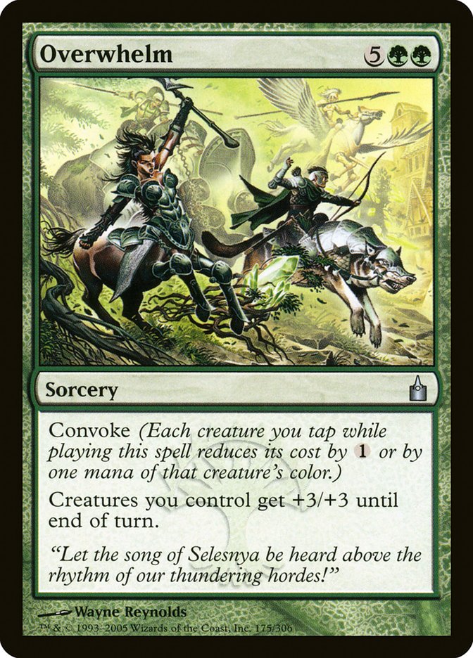 Overwhelm RAV-175 Ravnica: City of Guilds Magic card