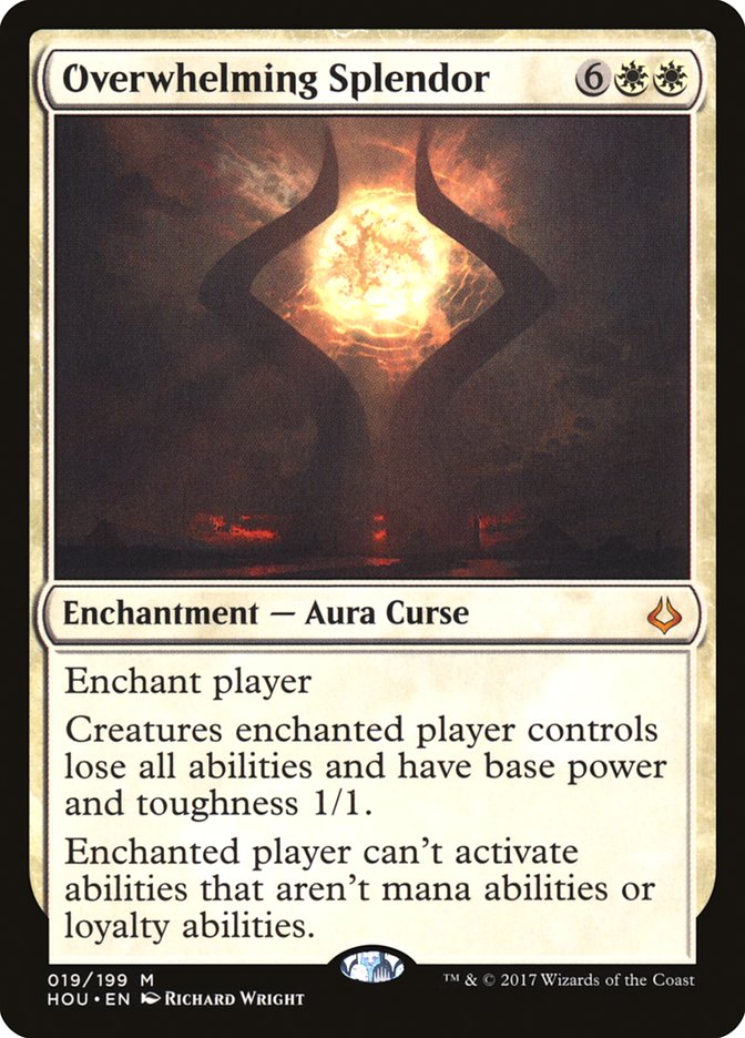 Overwhelming Splendor HOU-19 Hour of Devastation Magic card