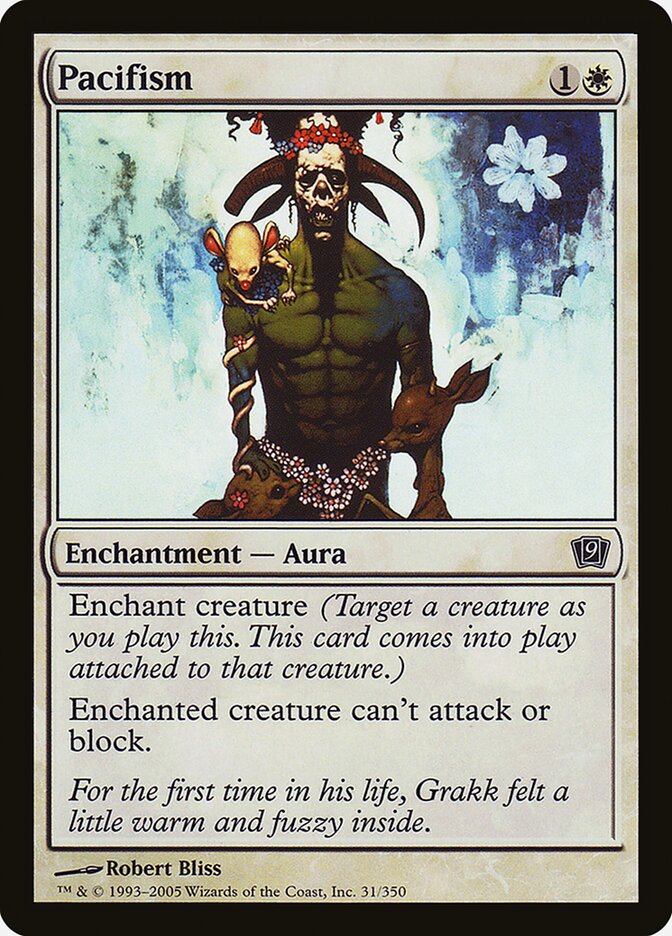 Pacifism 9ED-31STAR Ninth Edition Magic card