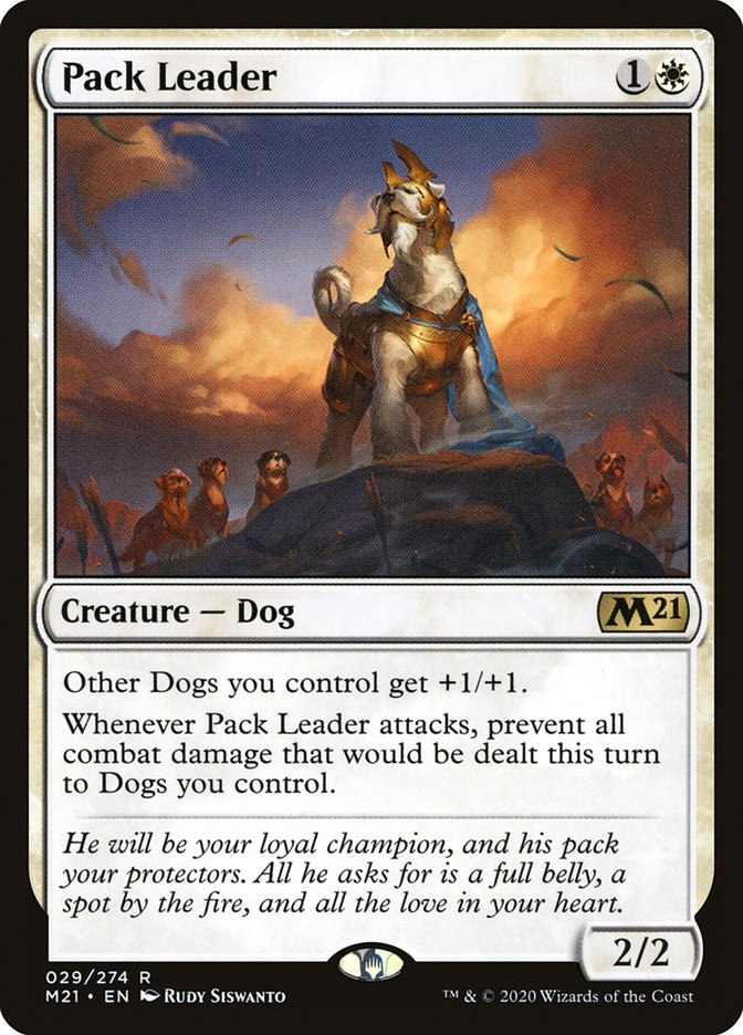 Pack Leader M21-29 Core Set 2021 Magic card