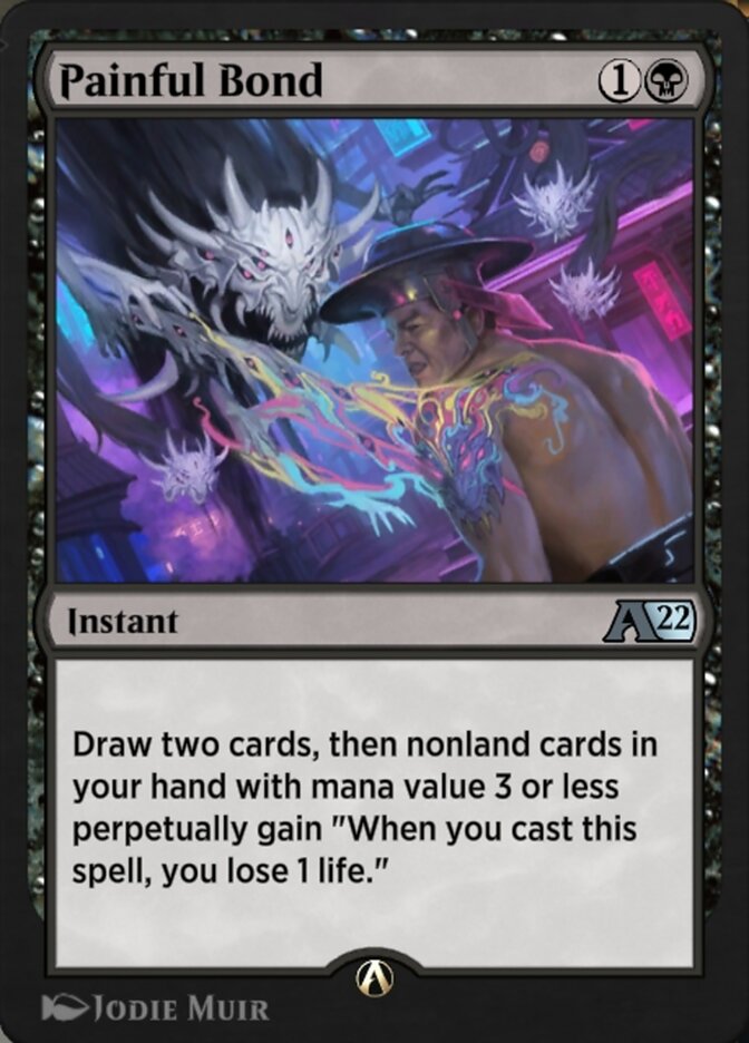 Painful Bond YNEO-12 Alchemy: Kamigawa Magic card