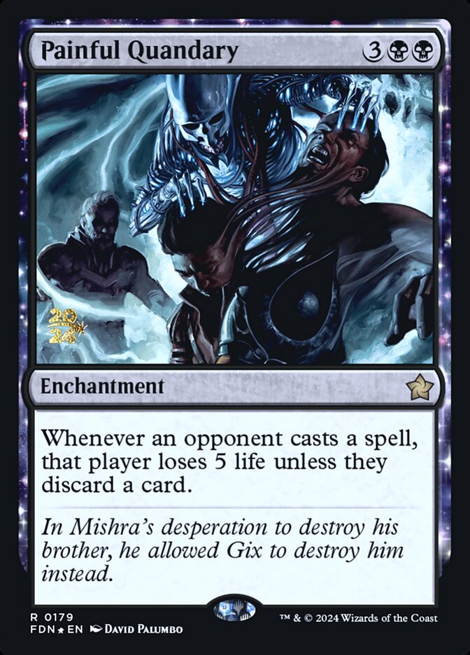 Painful Quandary PFDN-179S Foundations Promos Magic card