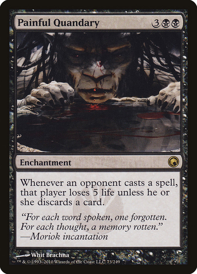 Painful Quandary SOM-73 Scars of Mirrodin Magic card