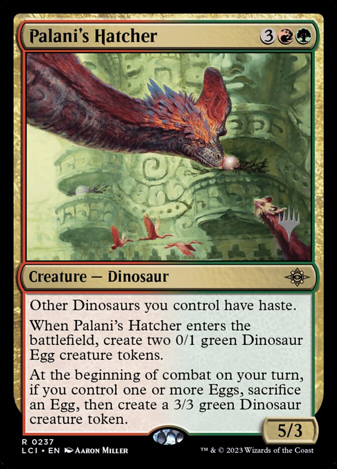 Palani's Hatcher PLCI-237P The Lost Caverns of Ixalan Promos Magic card