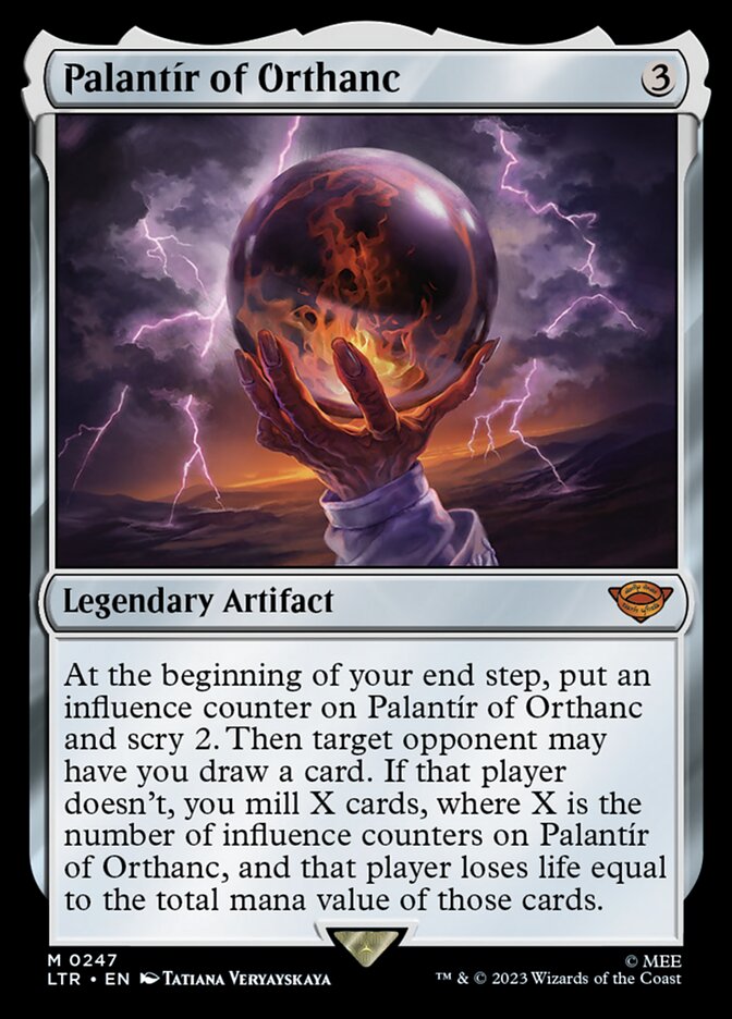 Palantír of Orthanc LTR-247 The Lord of the Rings: Tales of Middle-earth Magic card