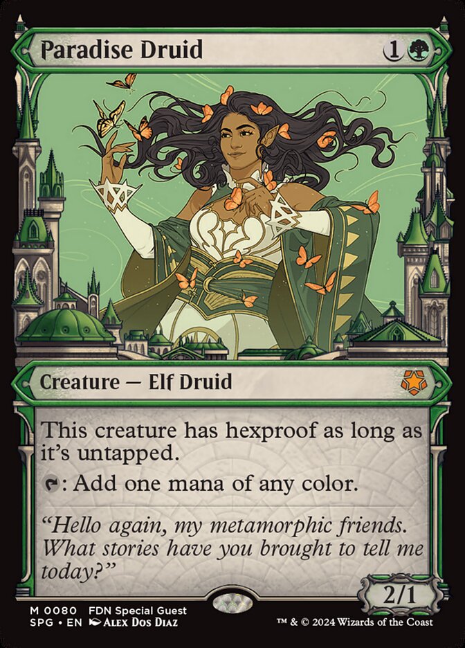Paradise Druid SPG-80 Special Guests Magic card