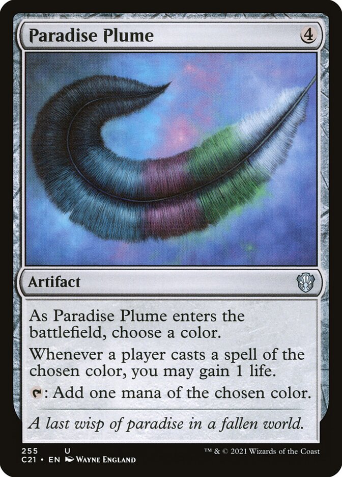 Paradise Plume C21-255 Commander 2021 Magic card