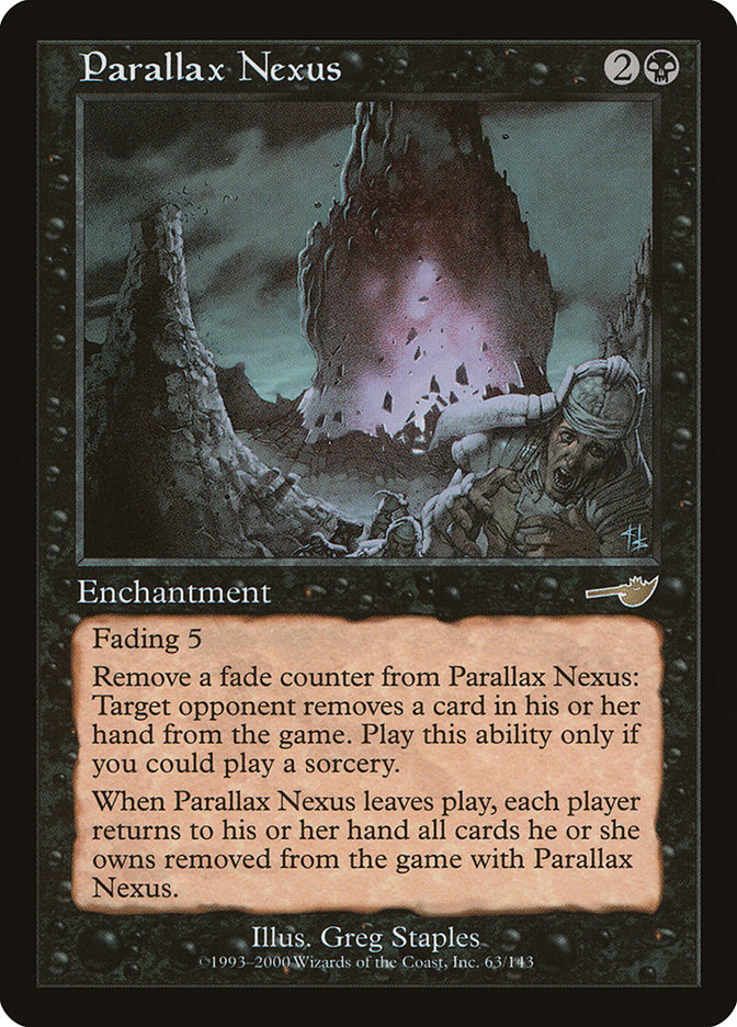 Parallax Nexus NEM-63 Nemesis Magic card