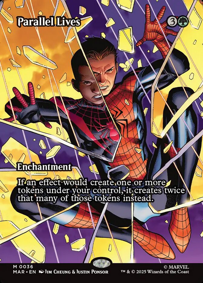 Parallel Lives MAR-36 Marvel Universe Magic card