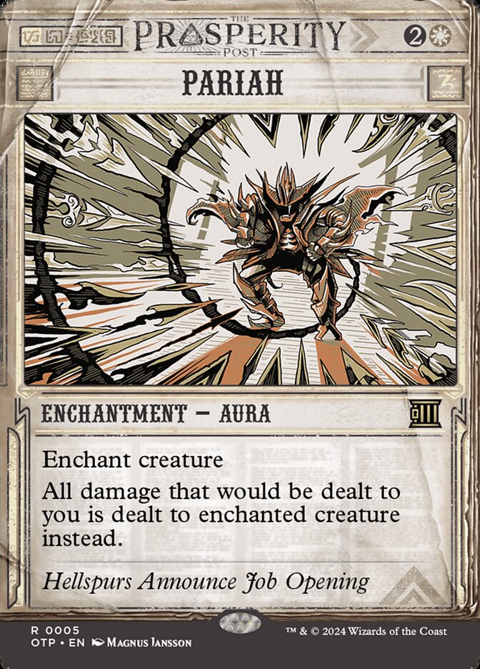 Pariah OTP-5 Breaking News Magic card