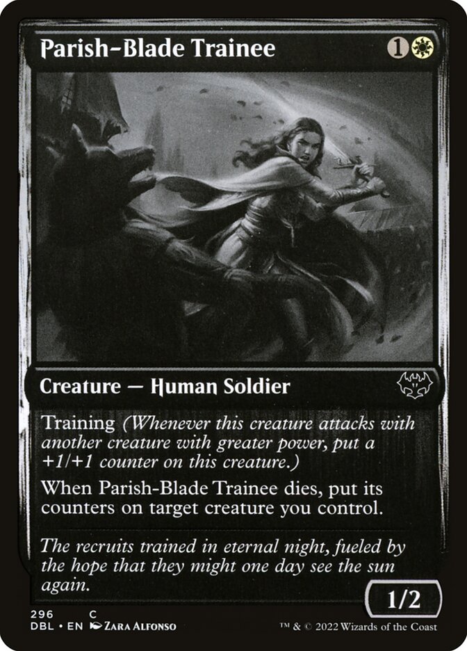 Parish-Blade Trainee DBL-296 Innistrad: Double Feature Magic card