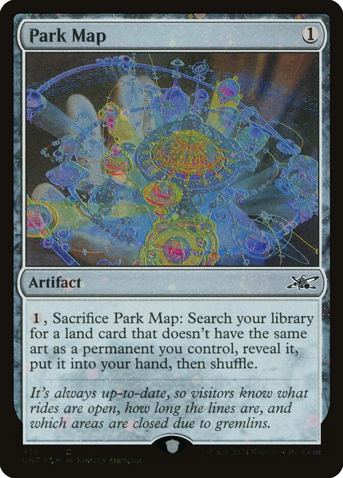 Park Map UNF-476 Unfinity Magic card