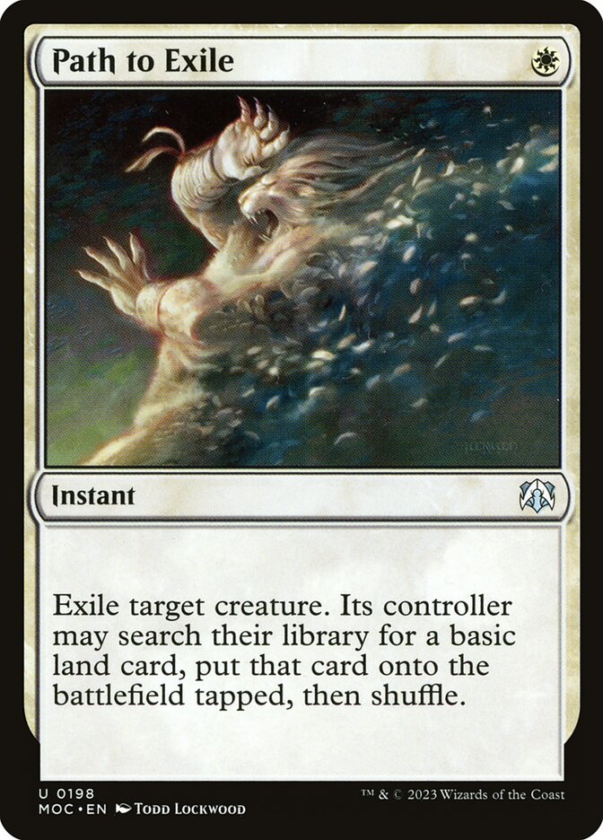 Path to Exile MOC-198 March of the Machine Commander Magic card