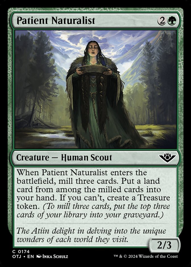 Patient Naturalist OTJ-174 Outlaws of Thunder Junction Magic card