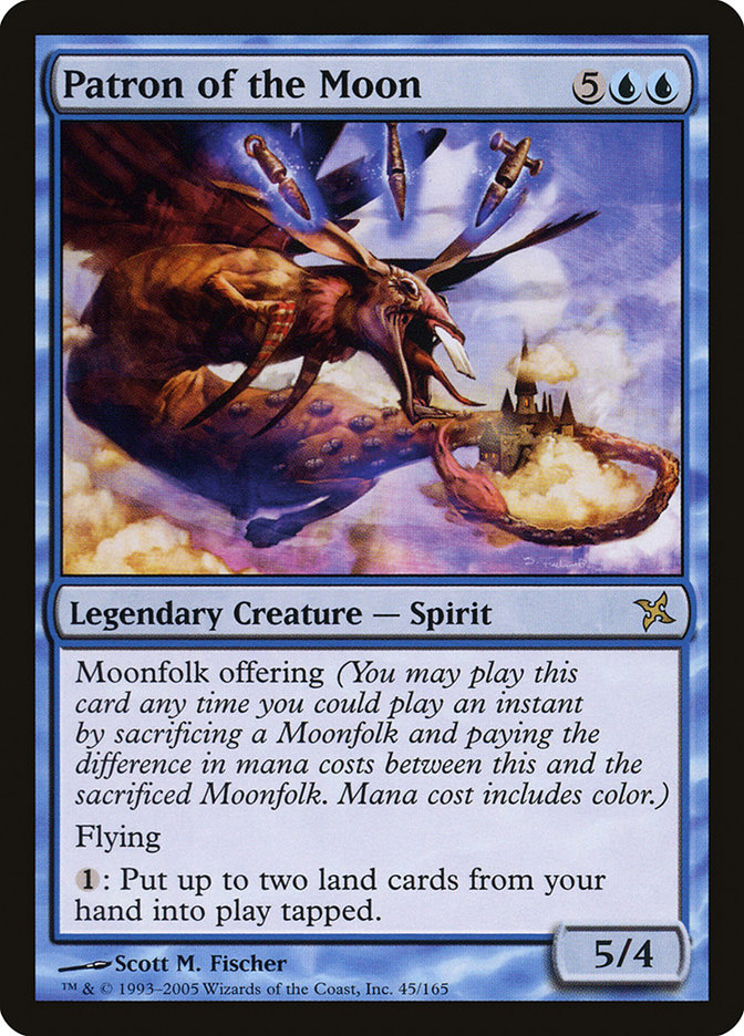 Patron of the Moon BOK-45 Betrayers of Kamigawa Magic card