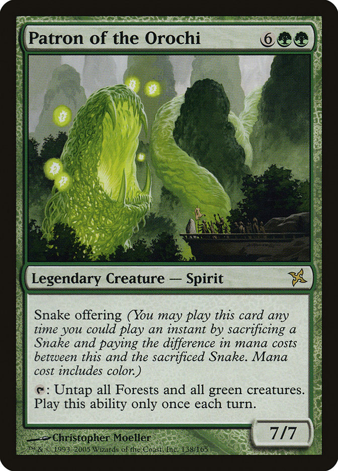 Patron of the Orochi BOK-138 Betrayers of Kamigawa Magic card