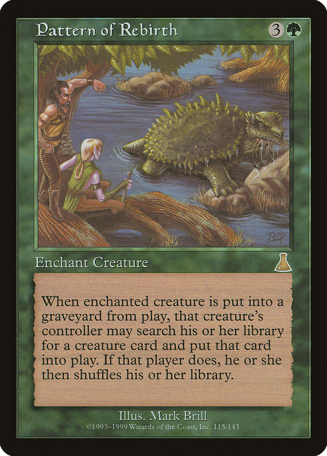 Pattern of Rebirth UDS-115 Urza's Destiny Magic card