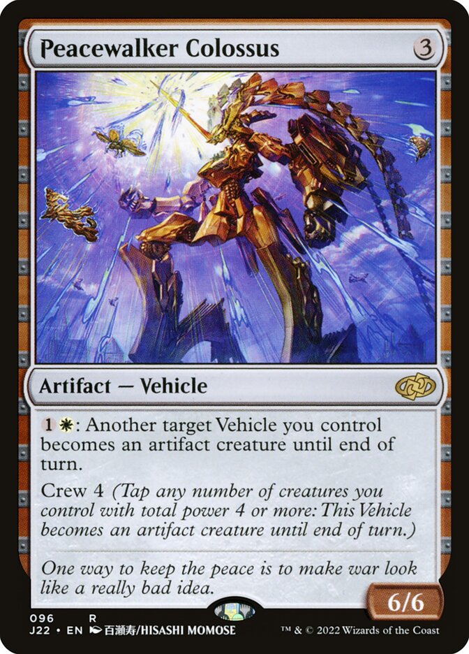 Peacewalker Colossus J22-96 Jumpstart 2022 Magic card