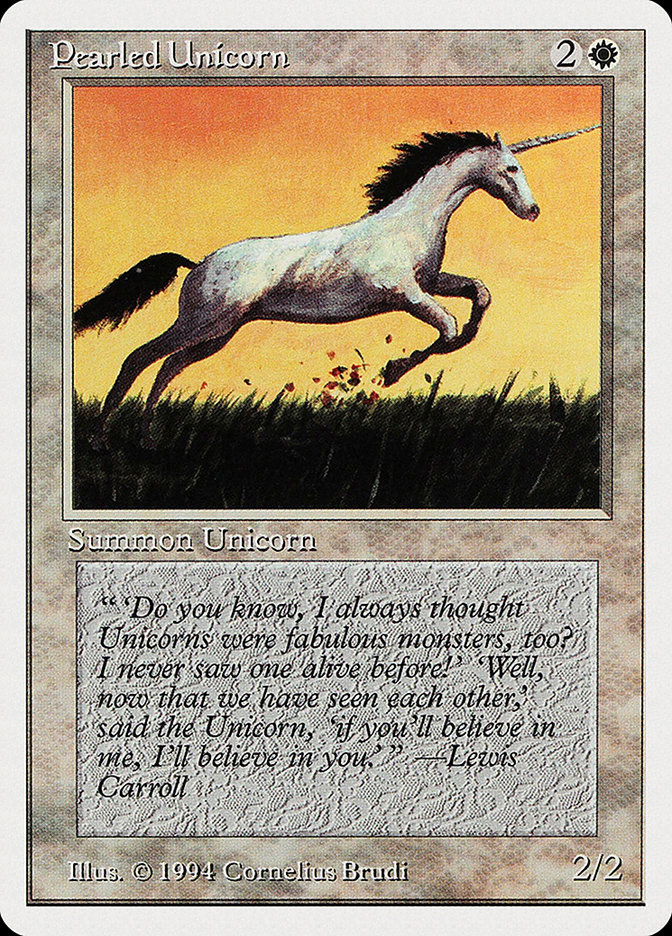 Pearled Unicorn SUM-30 Summer Magic / Edgar Magic card
