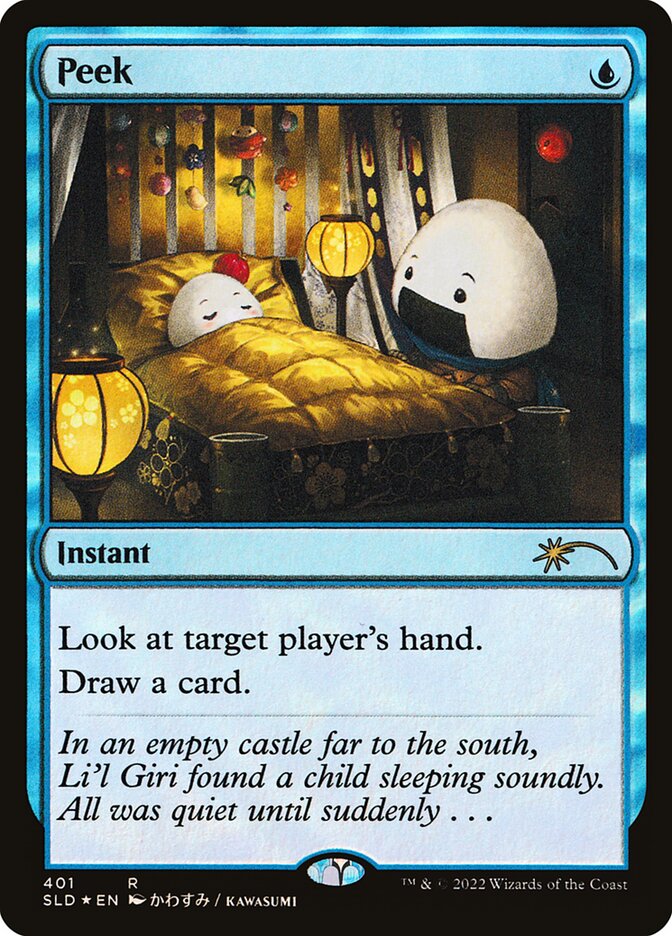 Peek SLD-401 Secret Lair Drop Magic card
