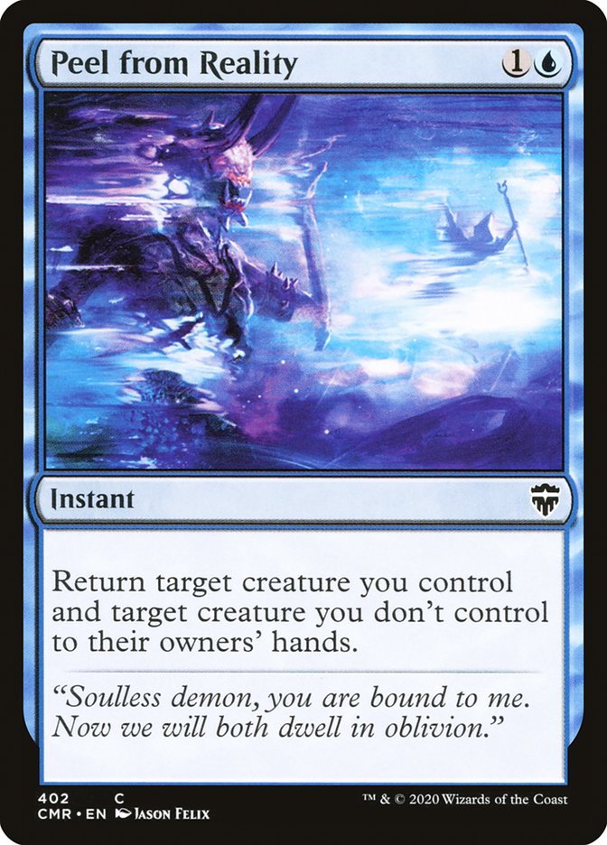 Peel from Reality CMR-402 Commander Legends Magic card