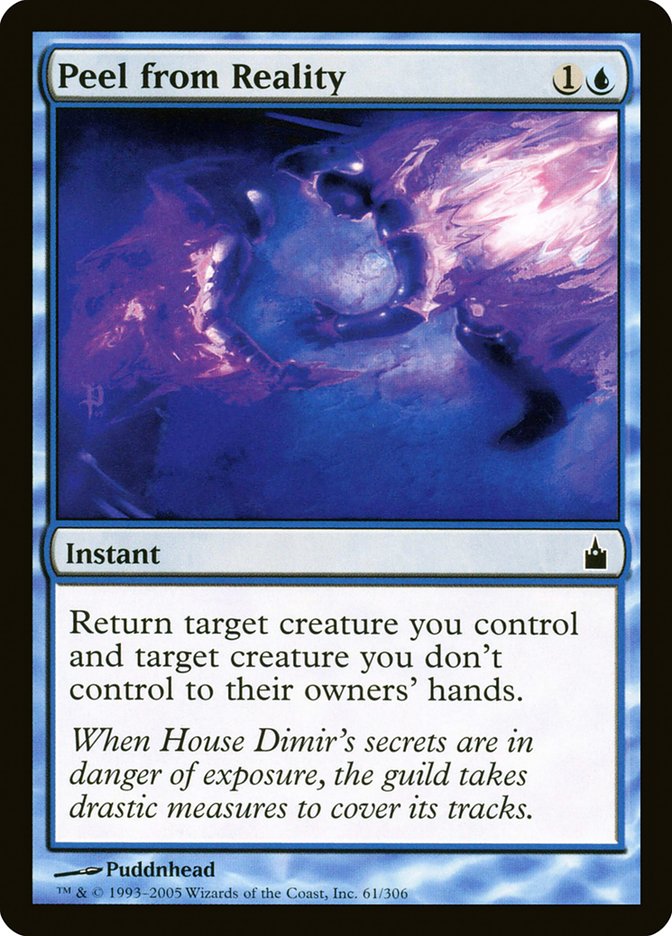 Peel from Reality RAV-61 Ravnica: City of Guilds Magic card
