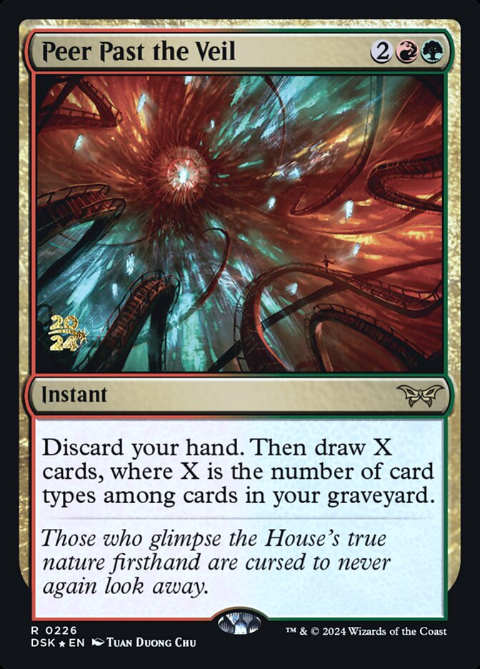 Peer Past the Veil PDSK-226S Duskmourn: House of Horror Promos Magic card