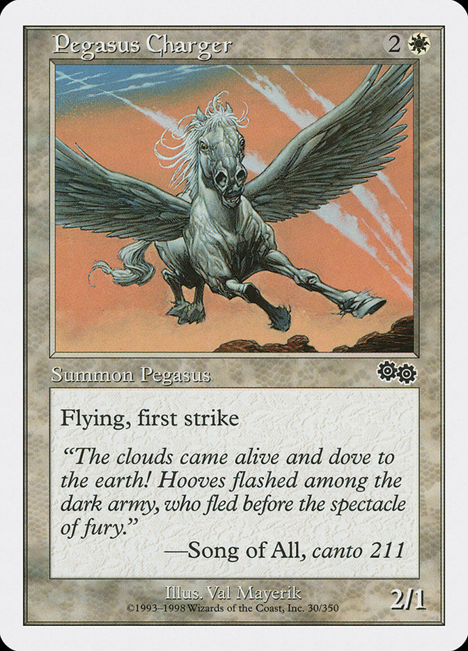 Pegasus Charger ATH-11 Anthologies Magic card