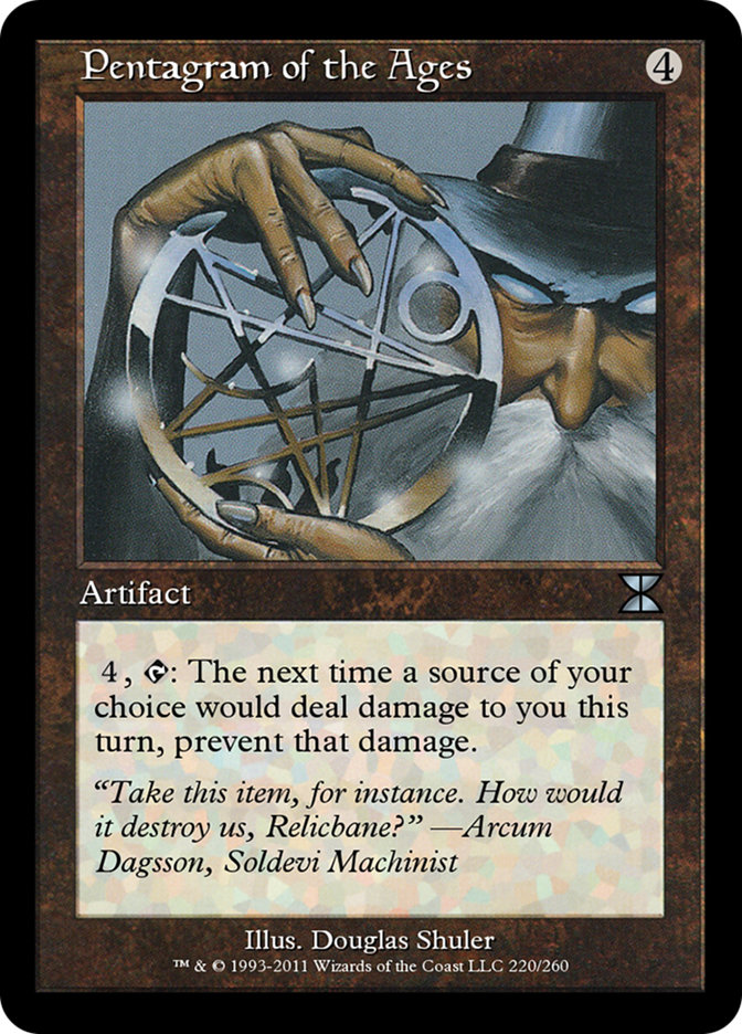 Pentagram of the Ages ME4-220 Masters Edition IV Magic card