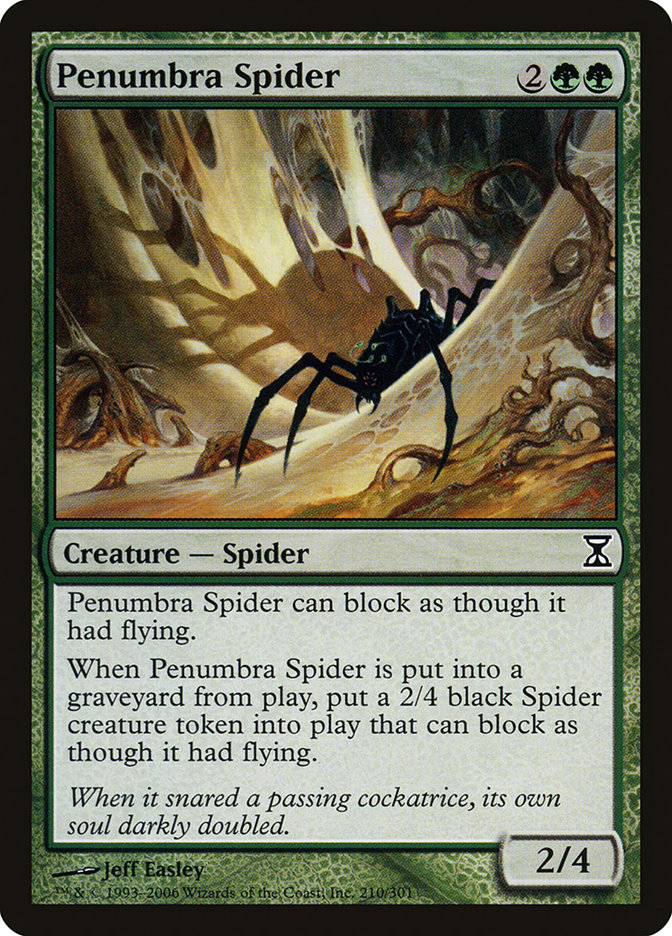 Penumbra Spider TSP-210 Time Spiral Magic card