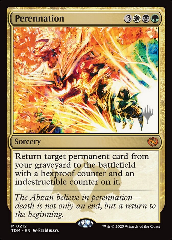 Perennation PTDM-212P Tarkir: Dragonstorm Promos Magic card