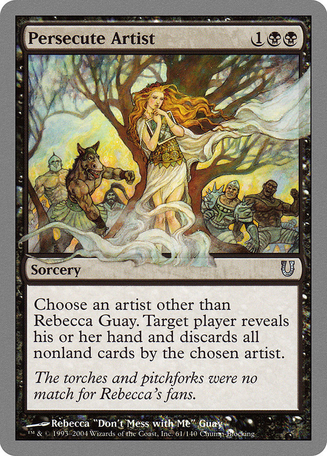 Persecute Artist UNH-61 Unhinged Magic card
