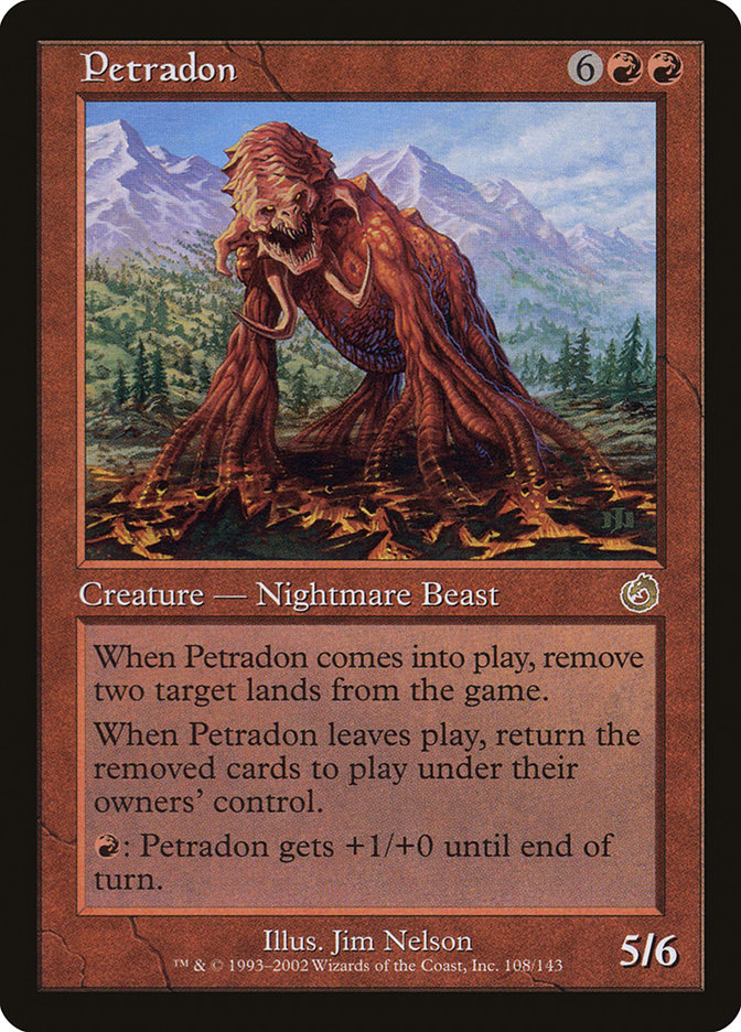 Petradon TOR-108 Torment Magic card