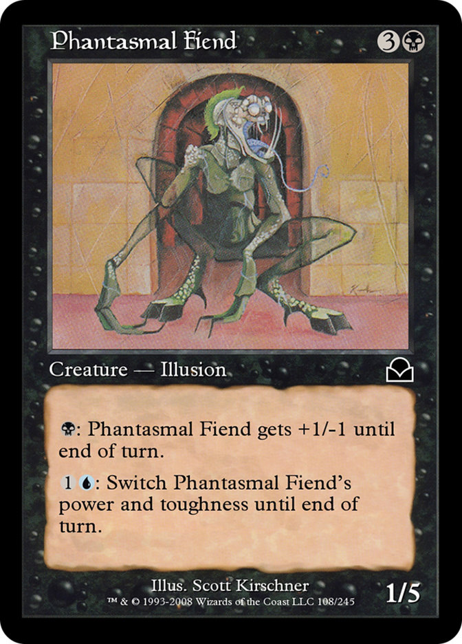 Phantasmal Fiend ME2-108 Masters Edition II Magic card