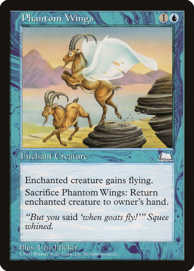 Phantom Wings WTH-49 Weatherlight Magic card