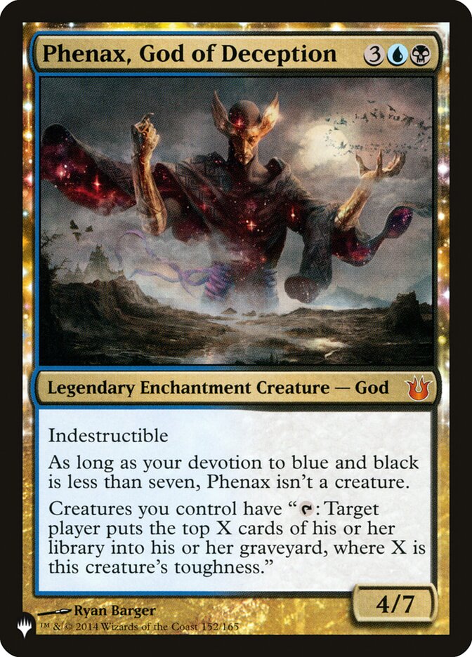 Phenax, God of Deception PLST-BNG-152 The List Magic card