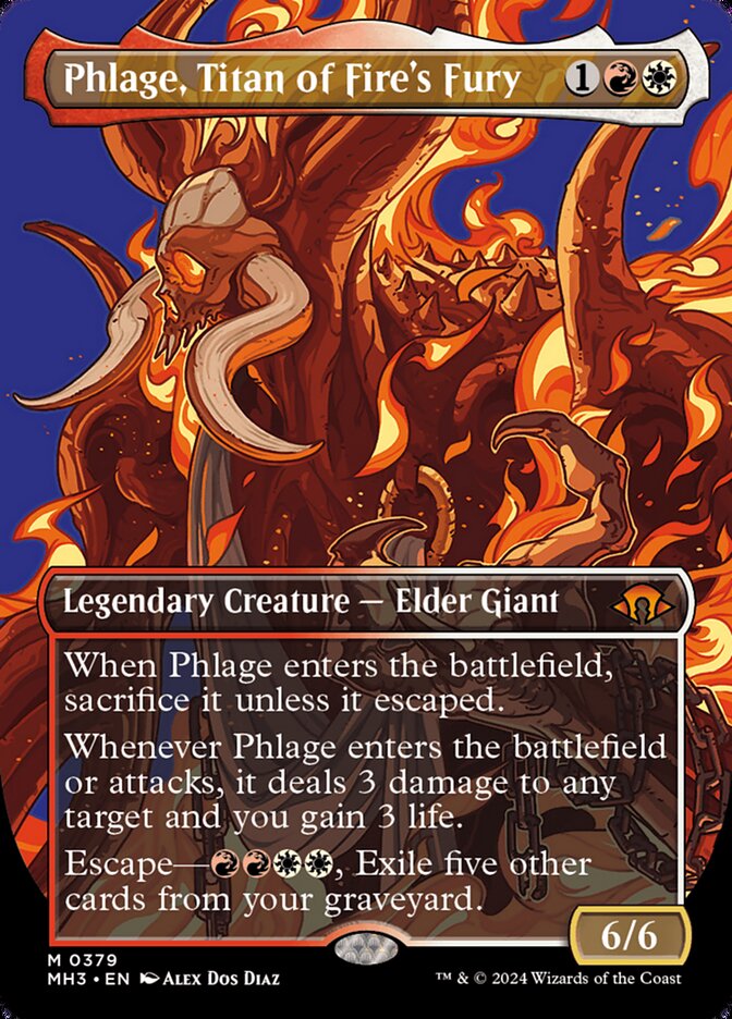 Phlage, Titan of Fire's Fury MH3-379 Modern Horizons 3 Magic card