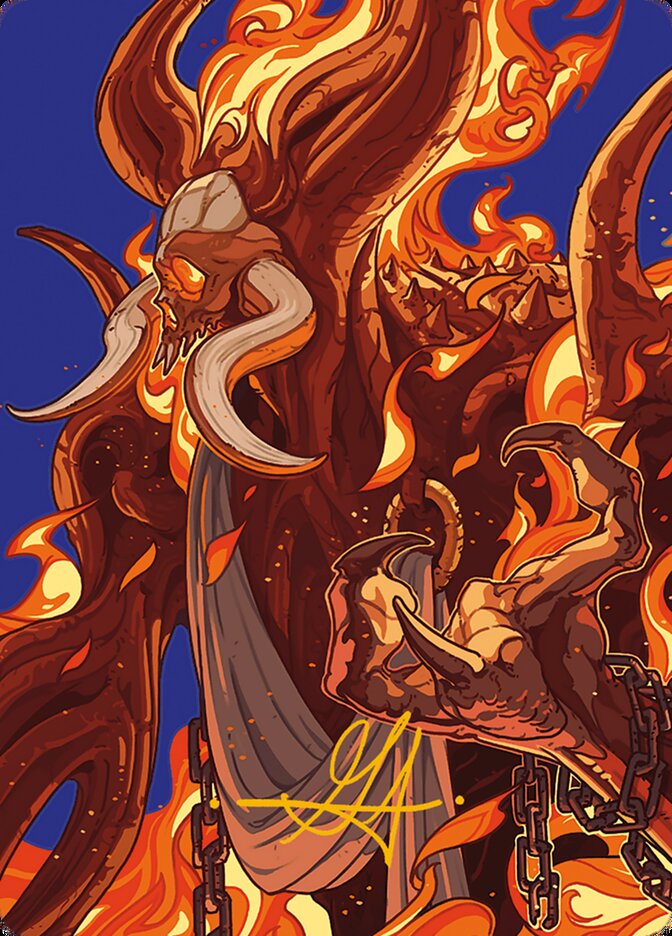 Phlage, Titan of Fire's Fury // Phlage, Titan of Fire's Fury AMH3-50 Modern Horizons 3 Art Series Magic card