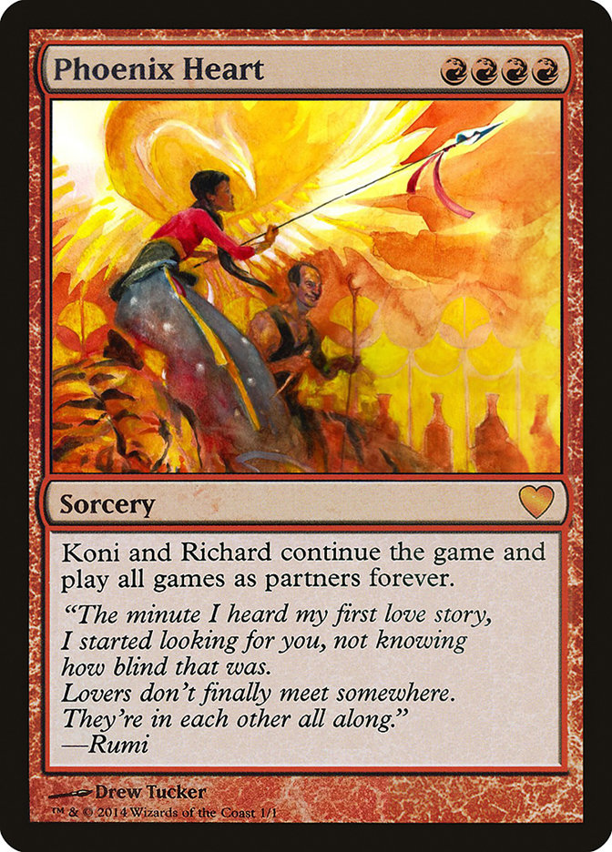 Phoenix Heart PCEL-7 Celebration Cards Magic card