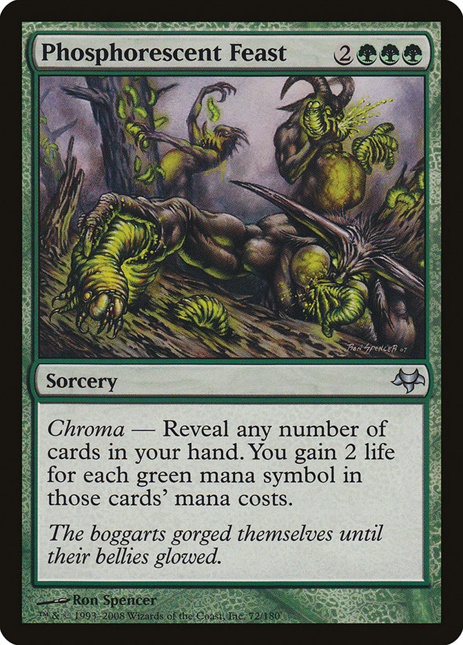 Phosphorescent Feast EVE-72 Eventide Magic card