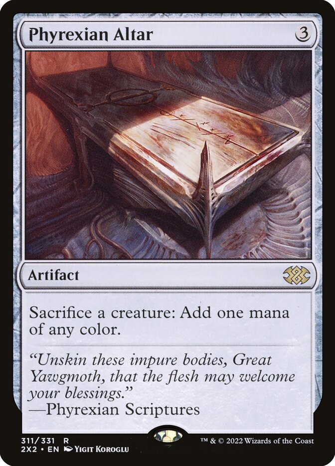Phyrexian Altar 2X2-311 Double Masters 2022 Magic card