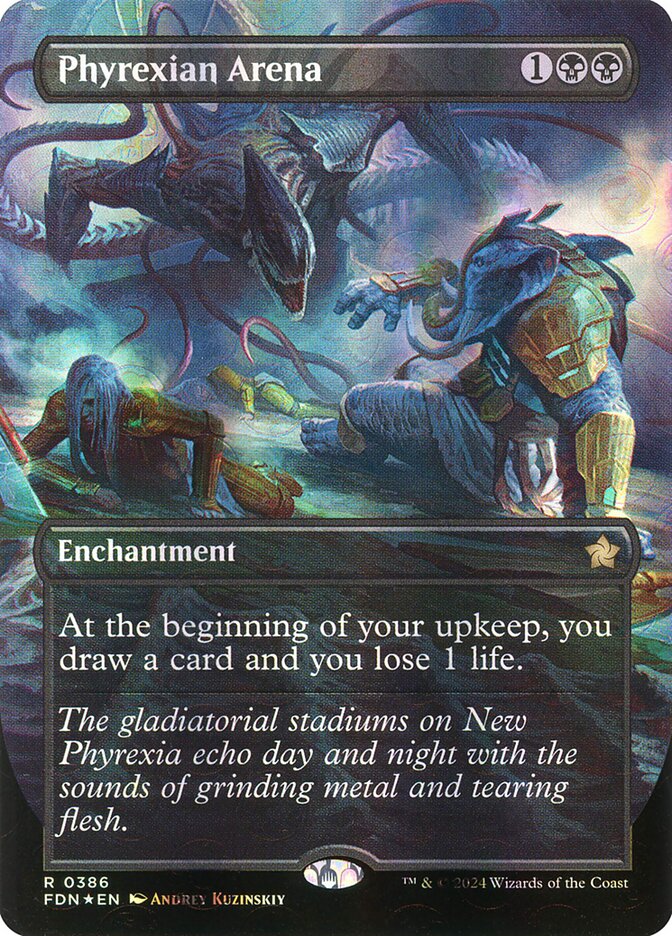 Phyrexian Arena FDN-386 Foundations Magic card