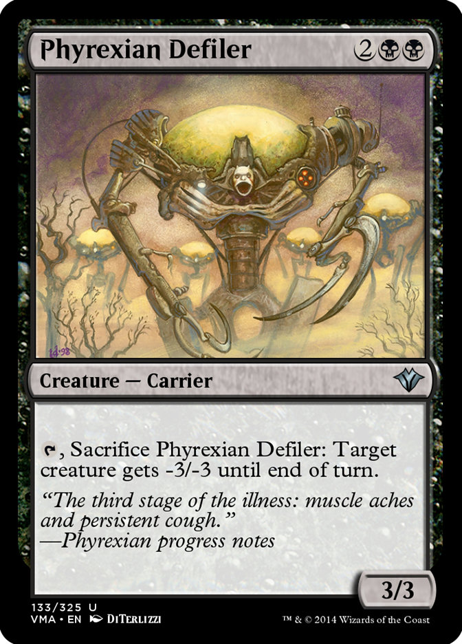 Phyrexian Defiler VMA-133 Vintage Masters Magic card
