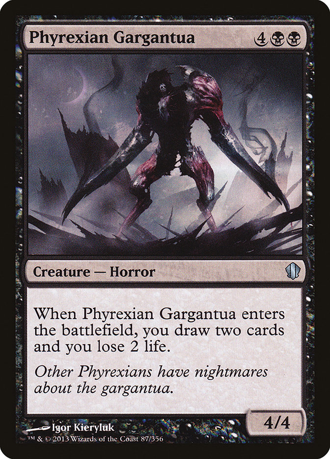 Phyrexian Gargantua C13-87 Commander 2013 Magic card